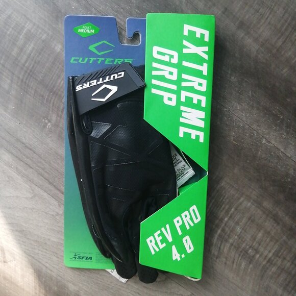 Cutters Football Gloves Rev Pro 4.0 Receiver M - Picture 2 of 5